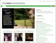 Tablet Screenshot of newmainetimes.org